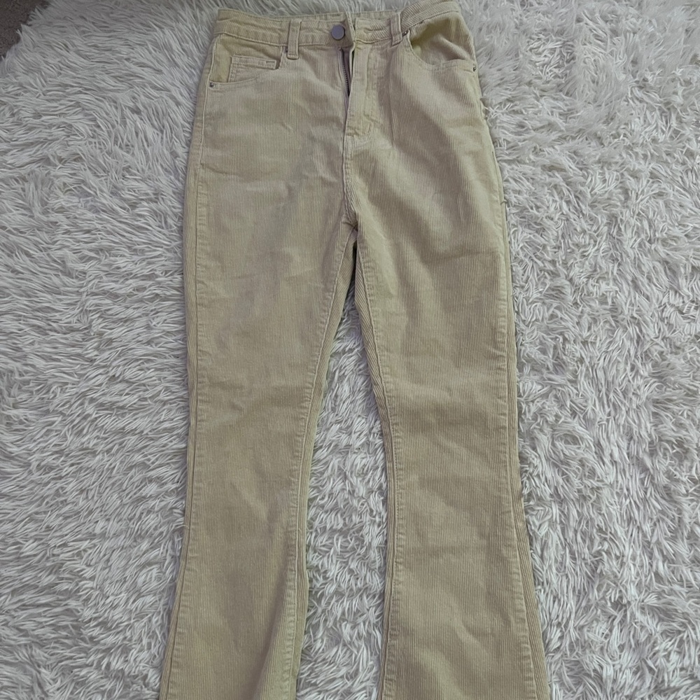 SHEIN flare corduroy jeans